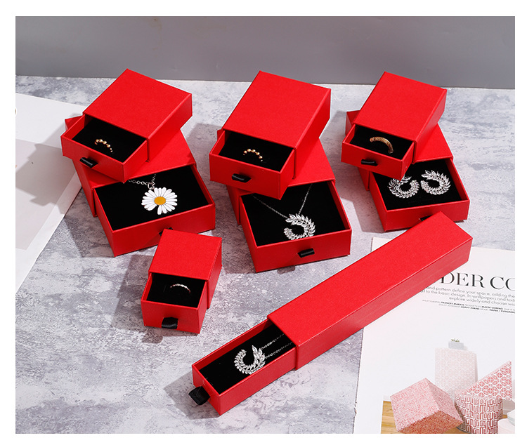 Drawer Jewellery Box Ornament Earrings Box Ring Earrings Paper Box Pendant Necklace Bracelet Gift Box Drawer Jewellery Box Ornament Earrings Box Ring Earrings Paper Box Pendant Necklace Bracelet Gift Box