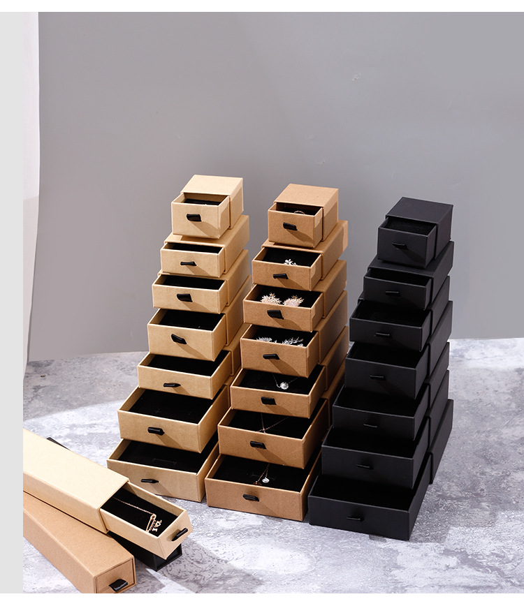 Drawer Jewellery Box Ornament Earrings Box Ring Earrings Paper Box Pendant Necklace Bracelet Gift Box Drawer Jewellery Box Ornament Earrings Box Ring Earrings Paper Box Pendant Necklace Bracelet Gift Box