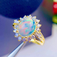 Chenrui Ornament Ocean Blue Snowflake Three-Piece Set Earrings Christmas Holiday Gift Cross-Border Hot Selling Female