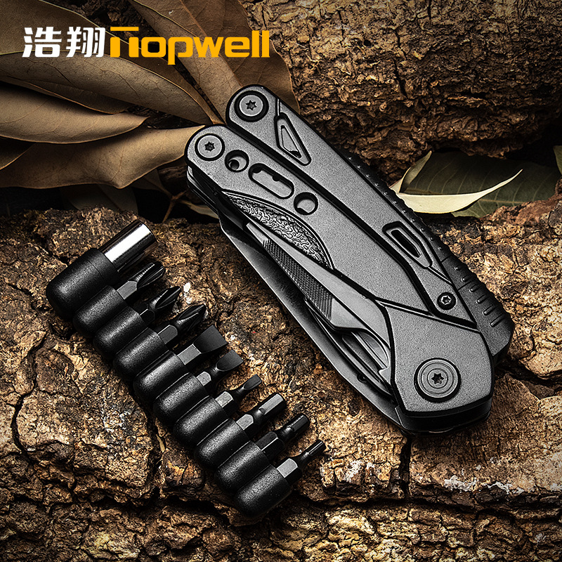 New Outdoor Survival Tool Combination Firestone Whistle Pliers Upgraded Camping Multi-Function Knife Pliers in Stock