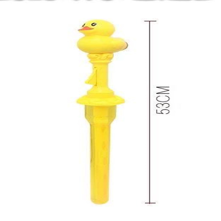 Large Yellow Duck with Whistle for Shangchao Park Large Capacity Bubble Sword Bubble Wand