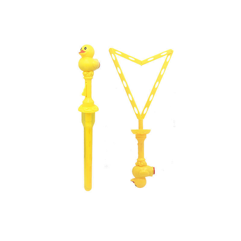 Large Yellow Duck with Whistle for Shangchao Park Large Capacity Bubble Sword Bubble Wand
