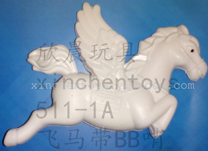 Flying Horse pinch with a whistle to call child grasping toy