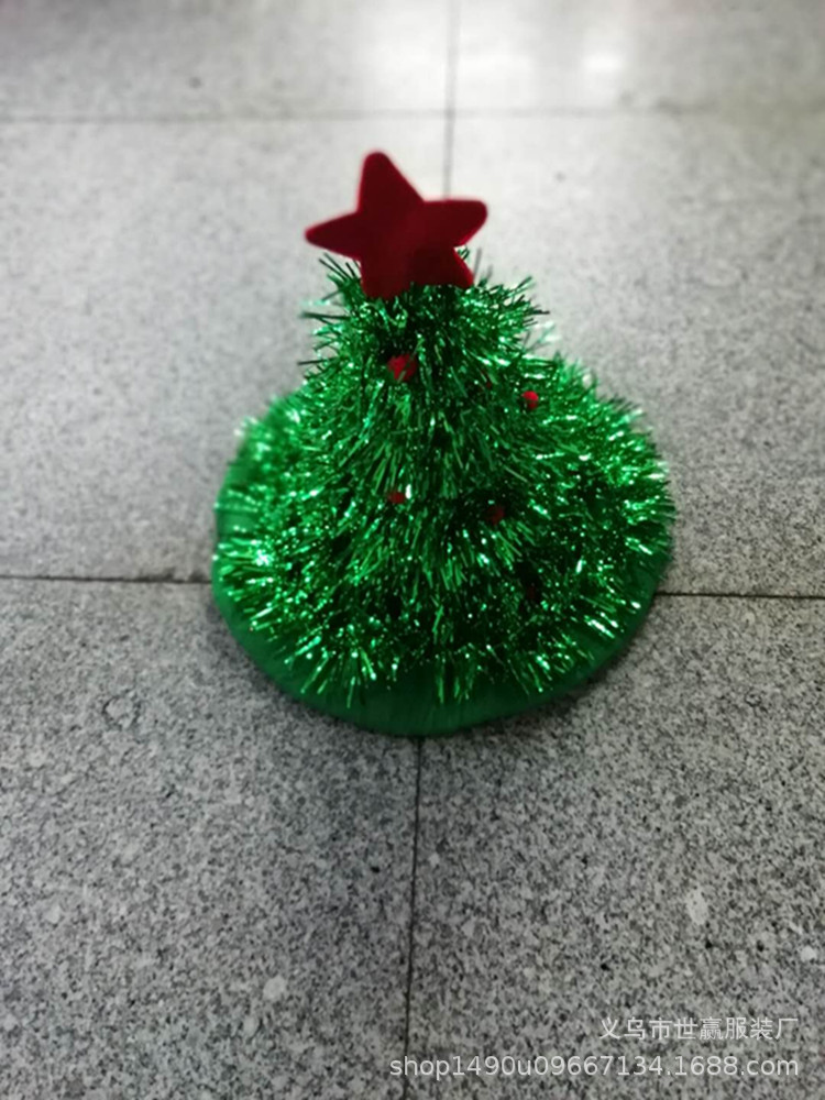 Christmas tree hat party dress prop hat
