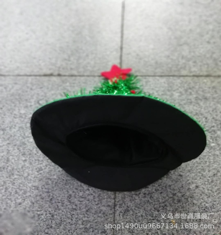 Christmas tree hat party dress prop hat