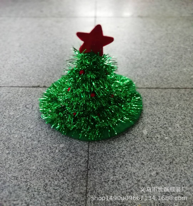 Christmas tree hat party dress prop hat