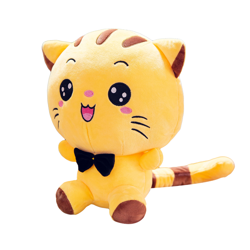 Fluffy Toy Cat Doll Christmas Toy Amazon Doll Cat Doll Gift cute throw pillowYouTube toyYouTube toy