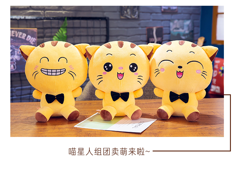 Fluffy Toy Cat Doll Christmas Toy Amazon Doll Cat Doll Gift cute throw pillowYouTube toyYouTube toy