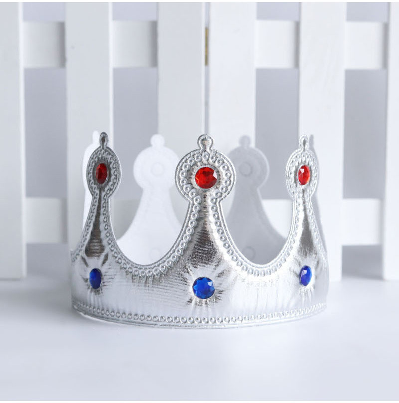 Halloween King Crown Baby Full-Year Birthday Arrangement Glossy Silk Crown Makeup Clothing Prop Party Supplies