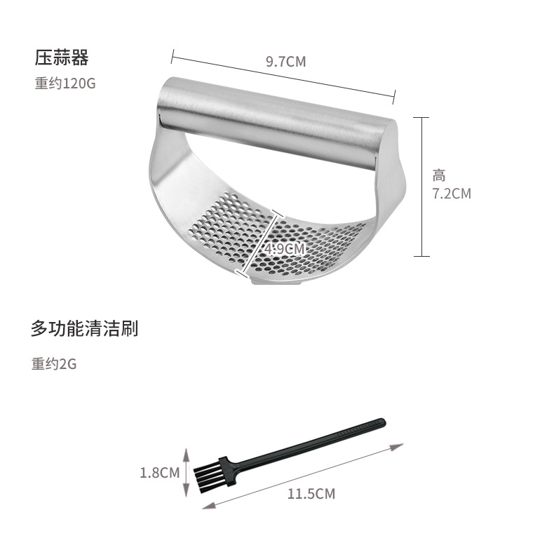 Steel Garlic Masher ThreePiece Set Color Box Package Garlic Grinder Meshed Garlic Device Ring Manual Garlic Press Steel Garlic Masher ThreePiece Set Color Box Package Garlic Grinder Meshed Garlic Device Ring Manual Garlic Press