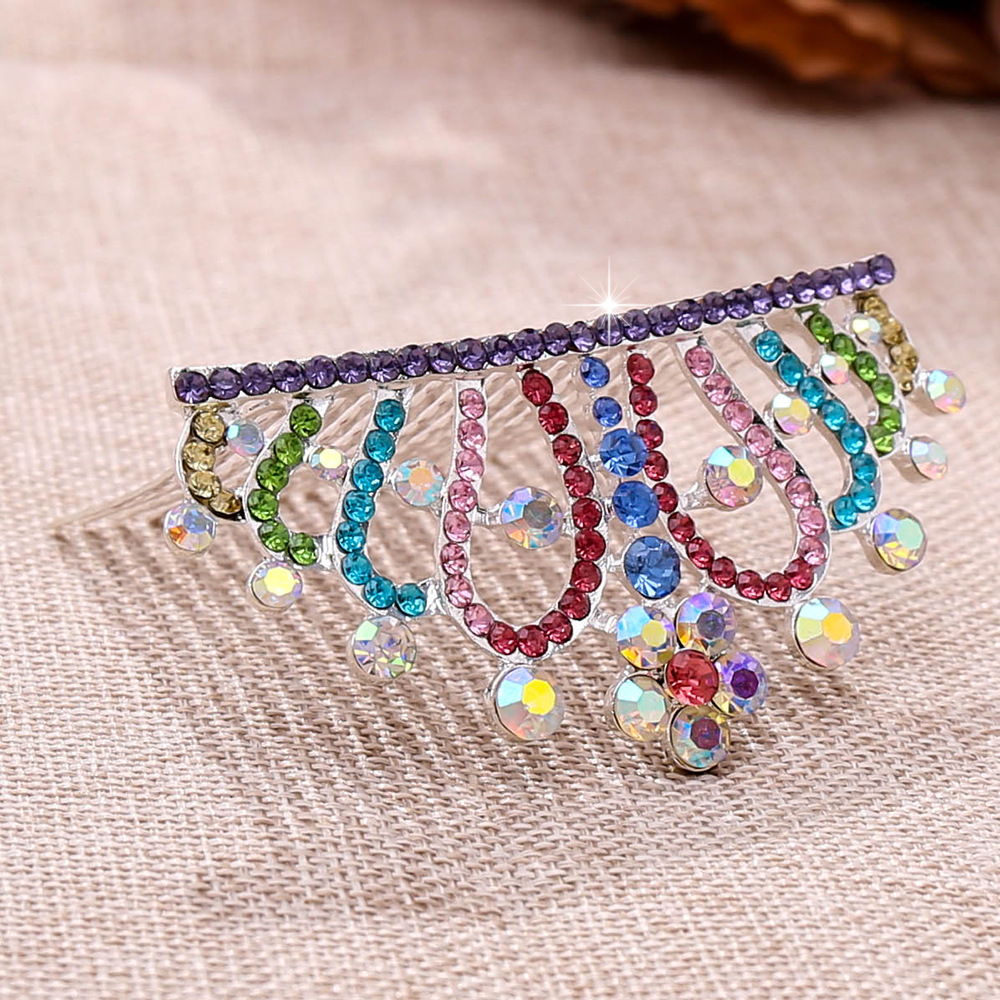 Korean Style Children Crown Headdress Baby Little Girl Birthday Show Princess Crown Hair Ornament Hair Comb Girls' Accessories
