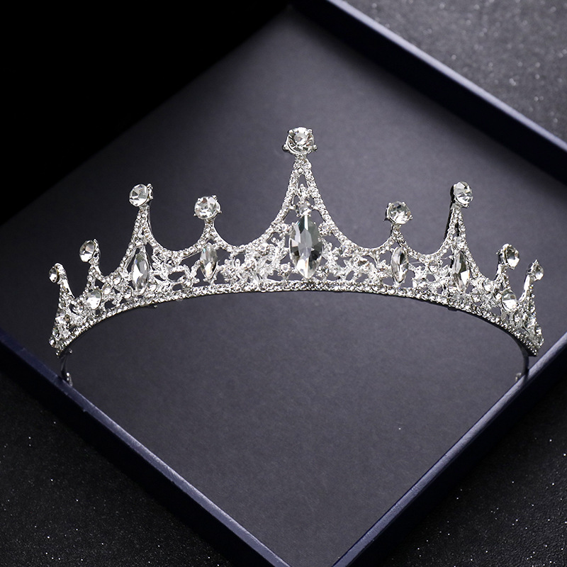 Bridal Headdress Princess Crown Internet Celebrity Same Birthday Mori Fairy Beautiful Rhinestone Crown Wedding Dress Wedding Fairy Headdress