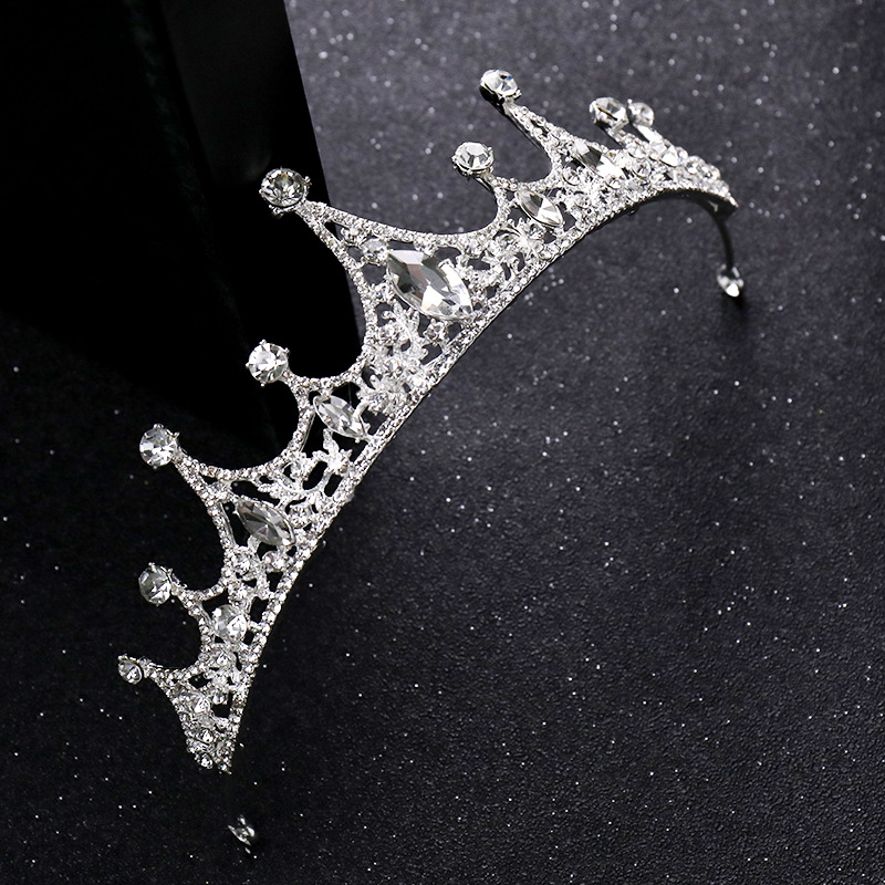 Bridal Headdress Princess Crown Internet Celebrity Same Birthday Mori Fairy Beautiful Rhinestone Crown Wedding Dress Wedding Fairy Headdress