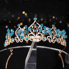 Bridal Headdress Princess Crown Internet Celebrity Same Birthday Mori Fairy Beautiful Rhinestone Crown Wedding Dress Wedding Fairy Headdress
