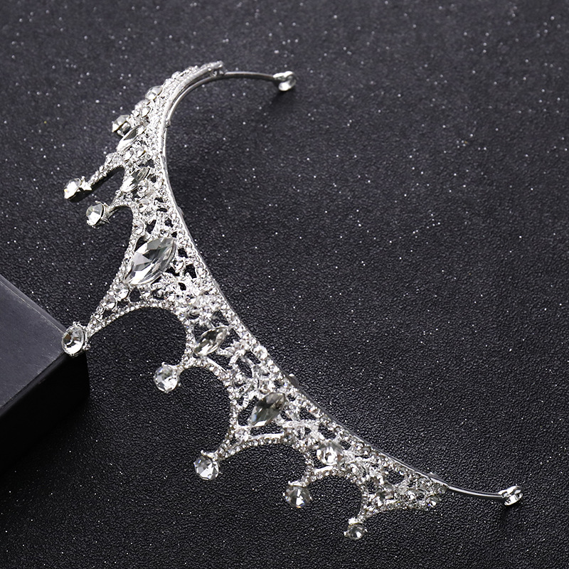 Bridal Headdress Princess Crown Internet Celebrity Same Birthday Mori Fairy Beautiful Rhinestone Crown Wedding Dress Wedding Fairy Headdress