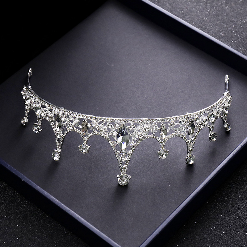 Bridal Headdress Princess Crown Internet Celebrity Same Birthday Mori Fairy Beautiful Rhinestone Crown Wedding Dress Wedding Fairy Headdress