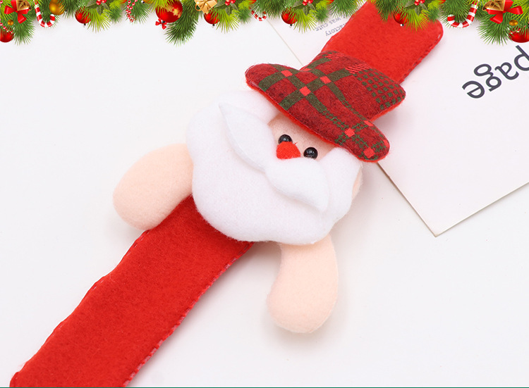 Santa Claus circle Christmas small gift activities gifts Santa Claus elk patter circle party supplies wholesale