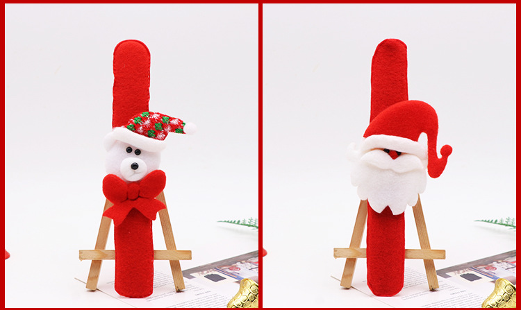 Santa Claus circle Christmas small gift activities gifts Santa Claus elk patter circle party supplies wholesale
