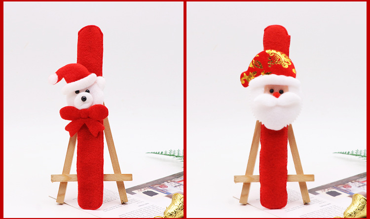 Santa Claus circle Christmas small gift activities gifts Santa Claus elk patter circle party supplies wholesale