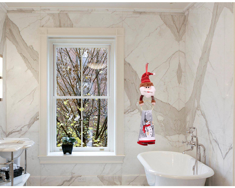 Foreign Trade Popular Style Christmas Decoration Supplies Christmas Clothes Napkin Ring Home Pendant Towel Ring Creative Dress-up