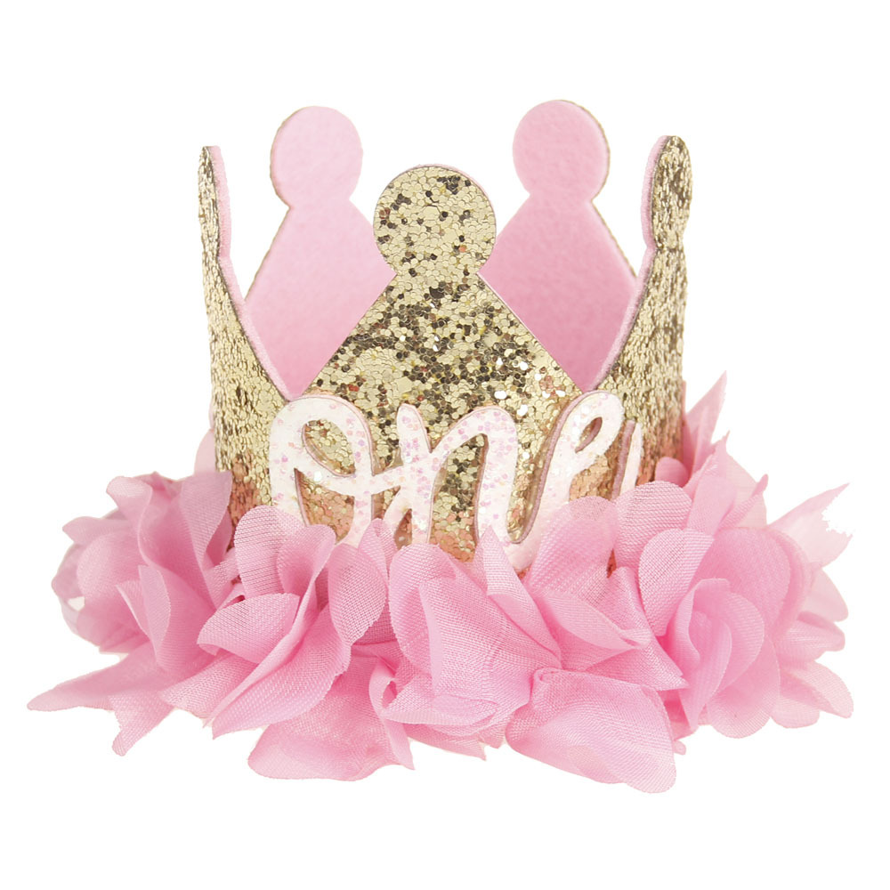 2018 European and American New Children's Mesh Crown Hair Ornament Baby Birthday Party Performance Photo Headdress Wholesale 2018 European and American New Children's Mesh Crown Hair Ornament Baby Birthday Party Performance Photo Headdress Wholesale