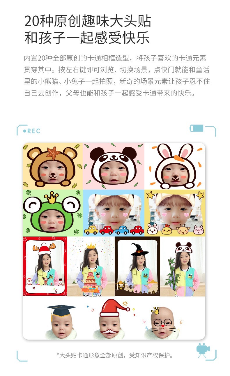Christmas gift children's digital camera new cartoon five generation children's camera small camera toys