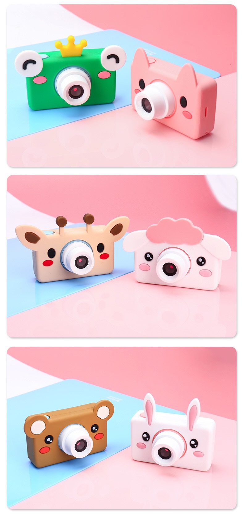 Christmas gift children's digital camera new cartoon five generation children's camera small camera toys