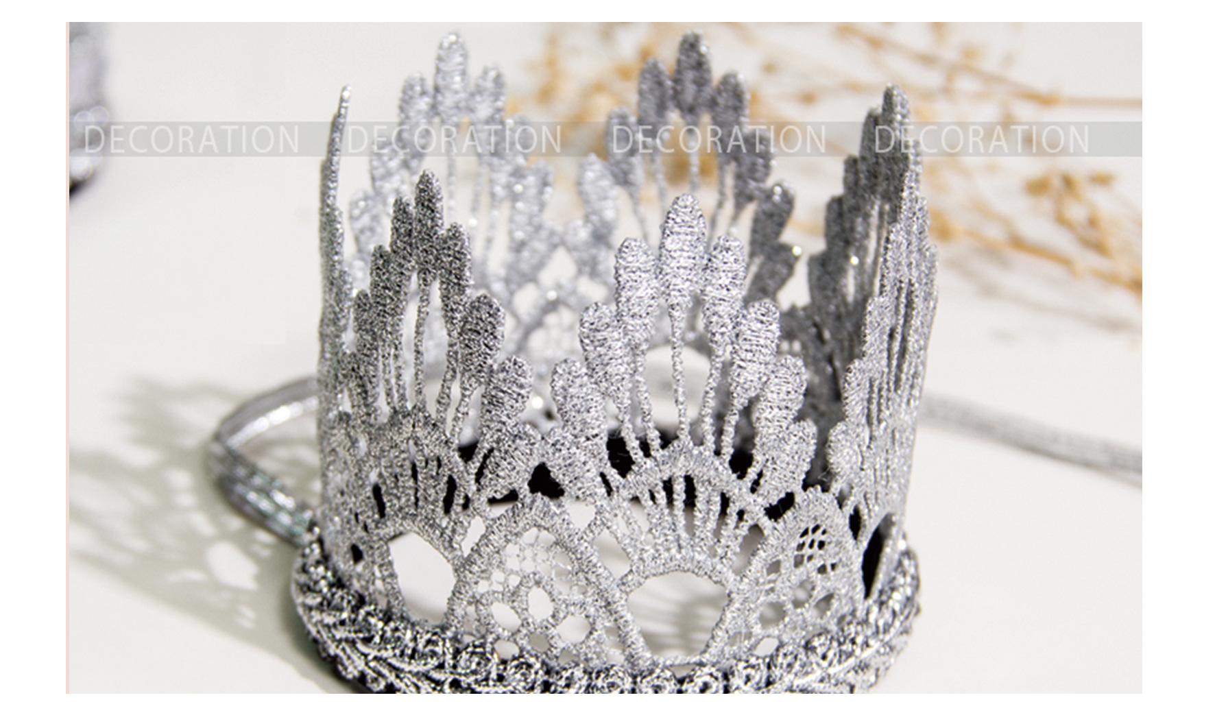 European and American New Children's Crown Hair Band Baby Hair Band Birthday Party Headdress Upgrade Can't Drop Rhinestone Hair Generation