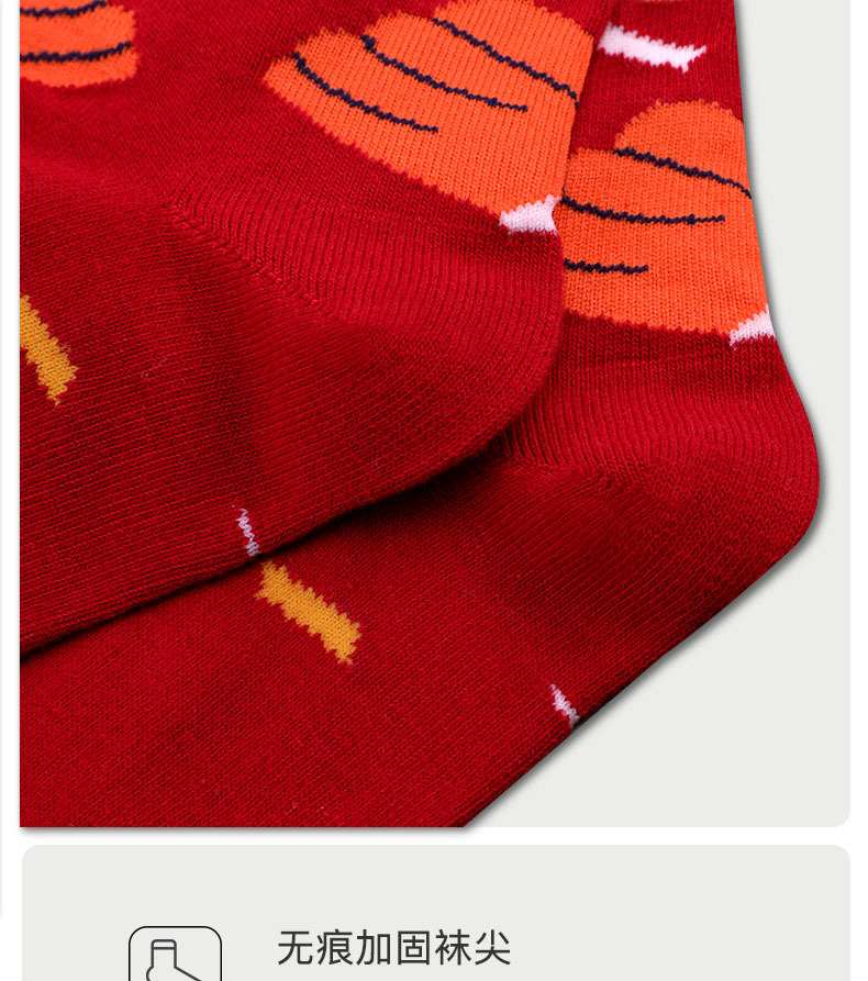 Langsha Christmas Socks Women's Mid-Calf Length Sock Autumn and Winter Cute Cartoon Stockings Christmas Gift Box Thick Cotton Socks