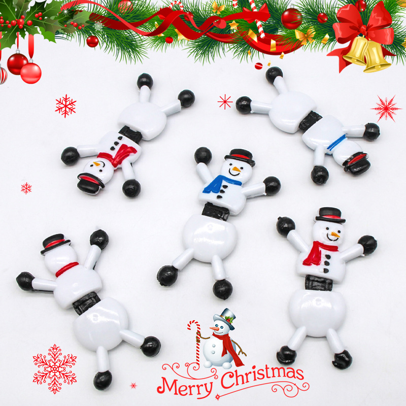 Christmas Gift Snowman Wall Climber Sticky Spider Man Tilting Villain Children Stress Relief Toy
