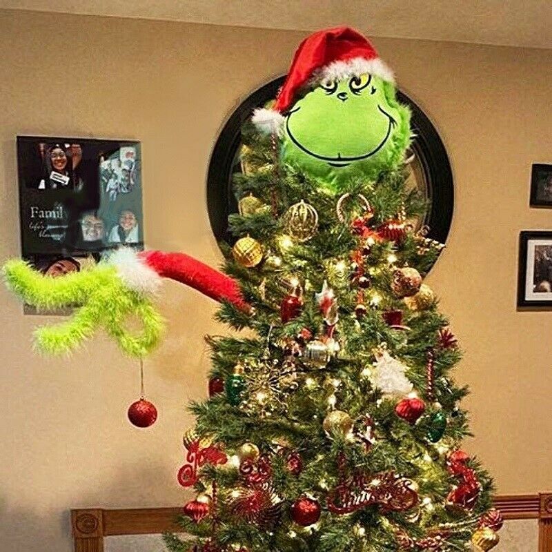Christmas Decorative Velvet Plush Doll Toy Corduroy Christmas Elf Doll Christmas Pendant Dress up Fake Legs