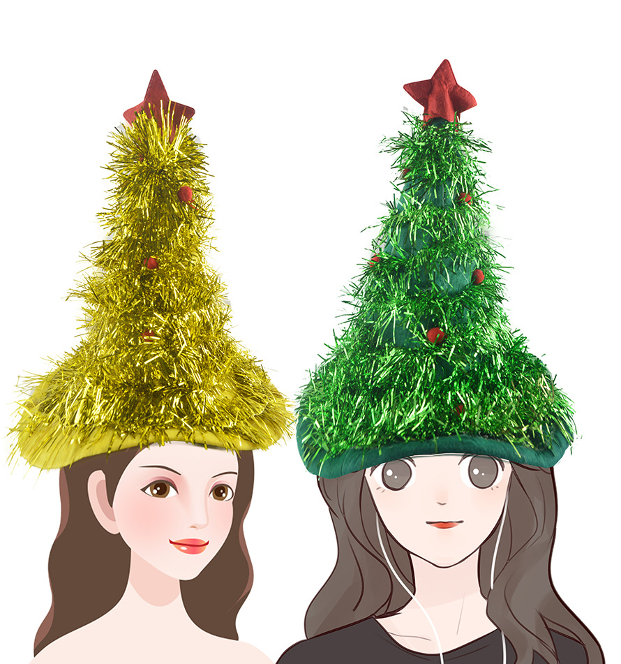 Christmas Christmas Tree Hat Christmas Tree Hat Christmas Rubia Cordifolia L. Hat Halloween Party Dress up Props Hat Headdress