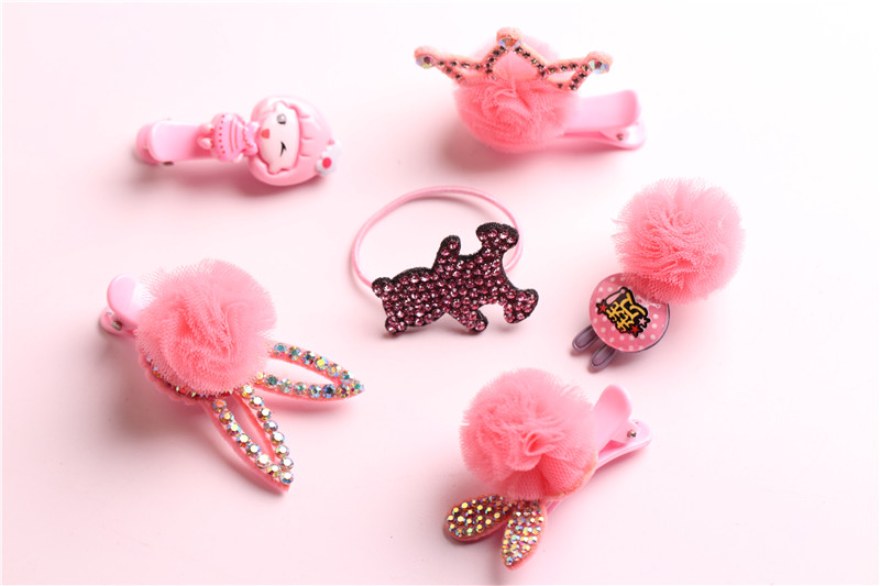 Children's hair set baby hairpin hair rope birthday crown gift box children gift Children's hair set baby hairpin hair rope birthday crown gift box children gift