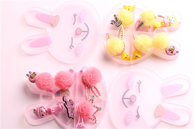 Children's hair set baby hairpin hair rope birthday crown gift box children gift Children's hair set baby hairpin hair rope birthday crown gift box children gift
