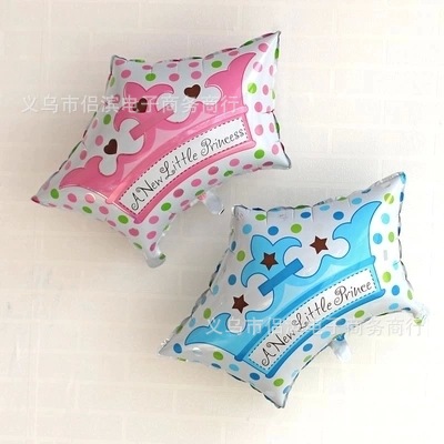 Crown Aluminum Balloon Cartoon Children&#039;s Toy Balloon Birthday Wedding Decorative Aluminum Foil Balloon Mixed Batch