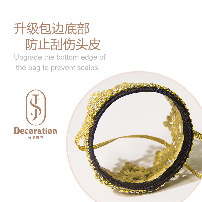 European and American New Children&#039;s Crown Hair Band Baby Hair Band Birthday Party Headdress Upgrade Can&#039;t Drop Rhinestone Hair Generation