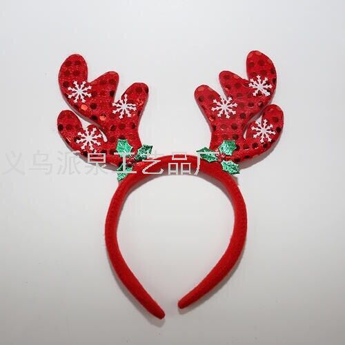 Christmas Children&#039;s Tutu Skirt Suit Girls&#039; Half-Length Pettiskirt Princess Dress Girls&#039; Veil Dress Antlers Headband Eur