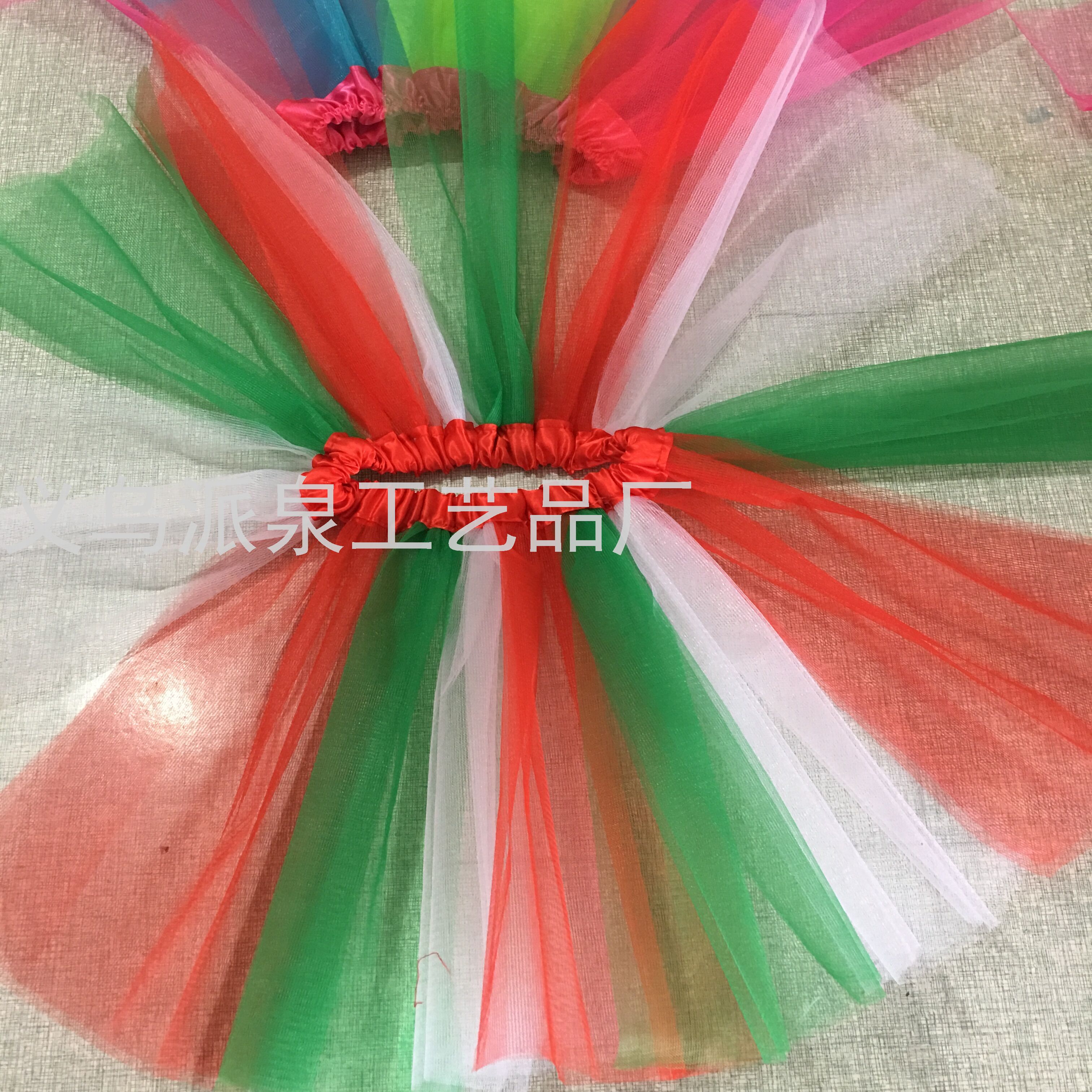 Christmas Children's Tutu Skirt Suit Girls' Half-Length Pettiskirt Princess Dress Girls' Veil Dress Antlers Headband Eur