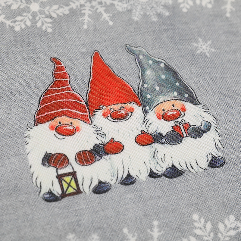 New Christmas Decorations European and American Style Cartoon Forester Placemat Holiday Hotel Home Restaurant Tableware Dress up