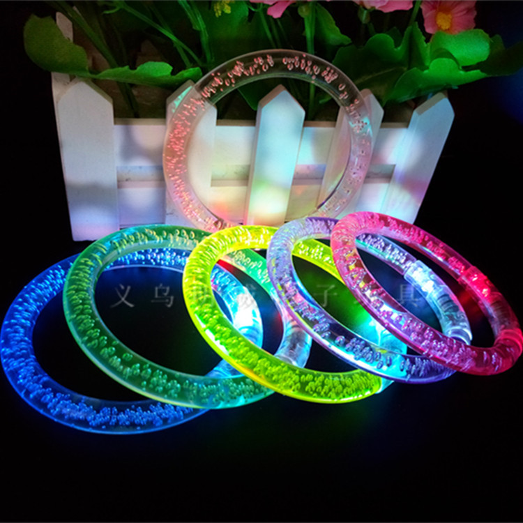 Sales Colorful Luminous Bracelet Led Acrylic Bracelet Push Small Gifts Scan Code Gift Children's Toys Wholesale Sales Colorful Luminous Bracelet Led Acrylic Bracelet Push Small Gifts Scan Code Gift Children's Toys Wholesale