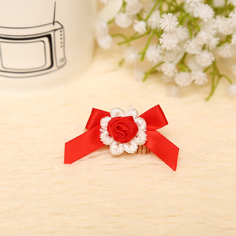 Wide swallowtail bow clothing accessories invitation card decoration pet accessories wholesale