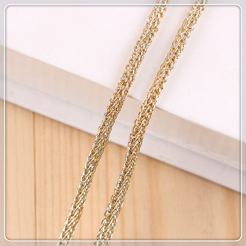 Gold and Silver Thread Clothing Tag Card Pendant Gift Bag Wedding Invitation Card Hang Rope Liquor Licensing Inelastic Thread