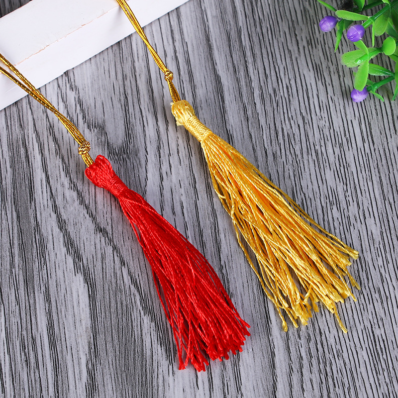 Factory direct selling invitation card fringe bookmark hanging fringe sachet jewelry jewelry accessories tassel custom-made
