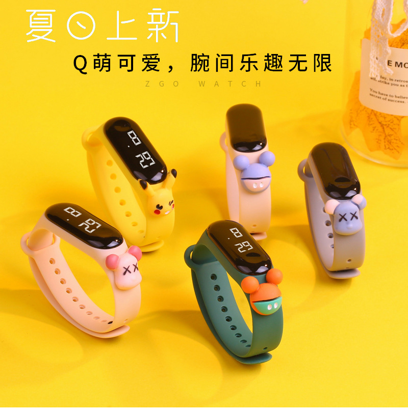Luminous Cute Electronic Watch Men & Women Trendy Touch Bracelet Primary and Secondary School Children Sports Waterproof LED Watch Luminous Cute Electronic Watch Men & Women Trendy Touch Bracelet Primary and Secondary School Children Sports Waterproof LED Watch
