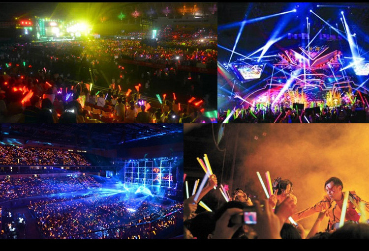 DIY Customized Concert Light Stick Flash Bracelet Triple Luminous Bracelet Ball Props Logo Advertising Printing DIY Customized Concert Light Stick Flash Bracelet Triple Luminous Bracelet Ball Props Logo Advertising Printing