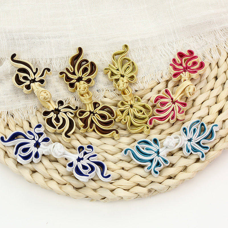 Retro Traditional Chinese Button Knots Button Handmade Cheongsam Top Ethnic Style Wedding Invitation Tang Suit Phoenix Tail Goldfish Button