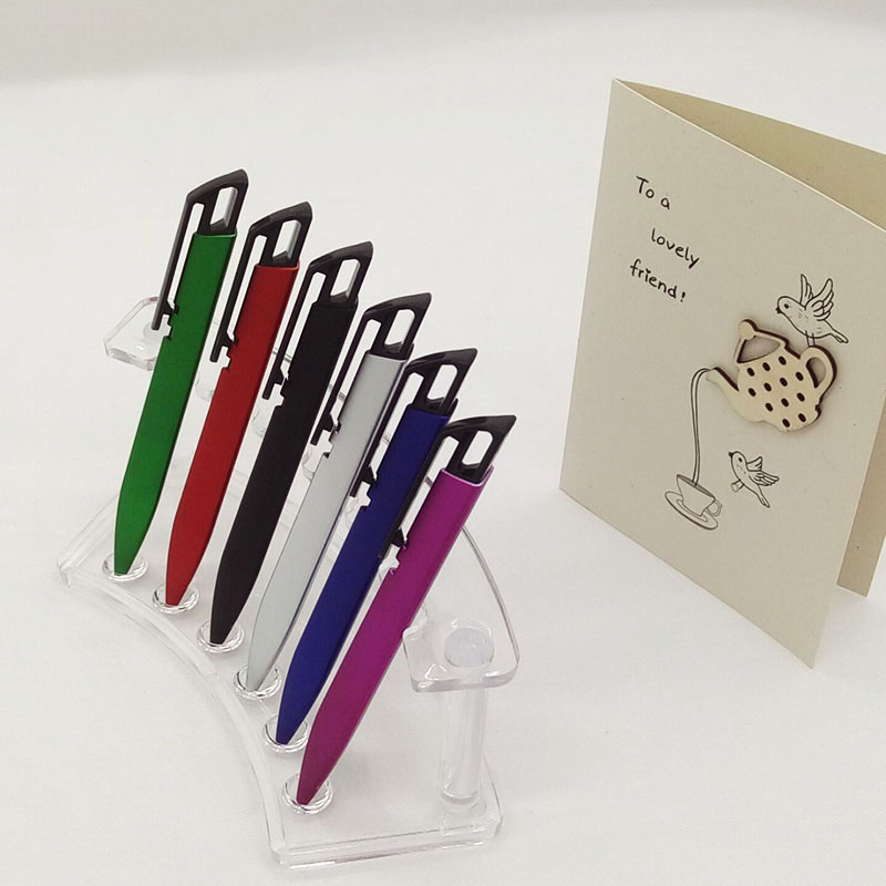 China made high-grade color paint triangle pen pen ball point pen