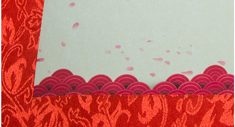 Order Marriage Certificate Marriage Certificate Scroll Wedding Oath Guarantee Letter Wannianhong Chinese Style Handwritten Creative Republic of China Invitation Card