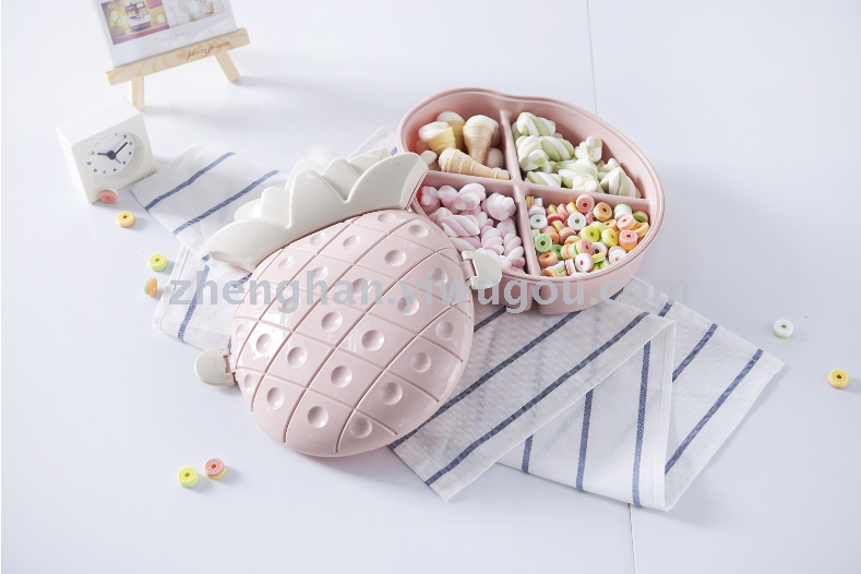 Pineapple candy box melon box fashion candy dry goods storage box