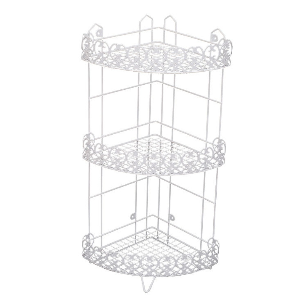 Tieyi bathroom corner rack 3 floor bathroom shelf Wall Hanging Desk Triangle Cosmetics Storage rack Tieyi bathroom corner rack 3 floor bathroom shelf Wall Hanging Desk Triangle Cosmetics Storage rack